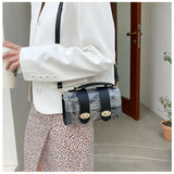 Transparent Female Bag Casual Summer Graffiti Portable Messenger Bag