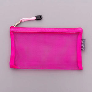 Transparent Mesh Pencil Case Office Student Pencil Cases Nylon Pencil Cases
