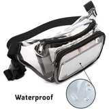 Transparent Waterproof Waist Bag for Men Women, Travel Beach Concerts