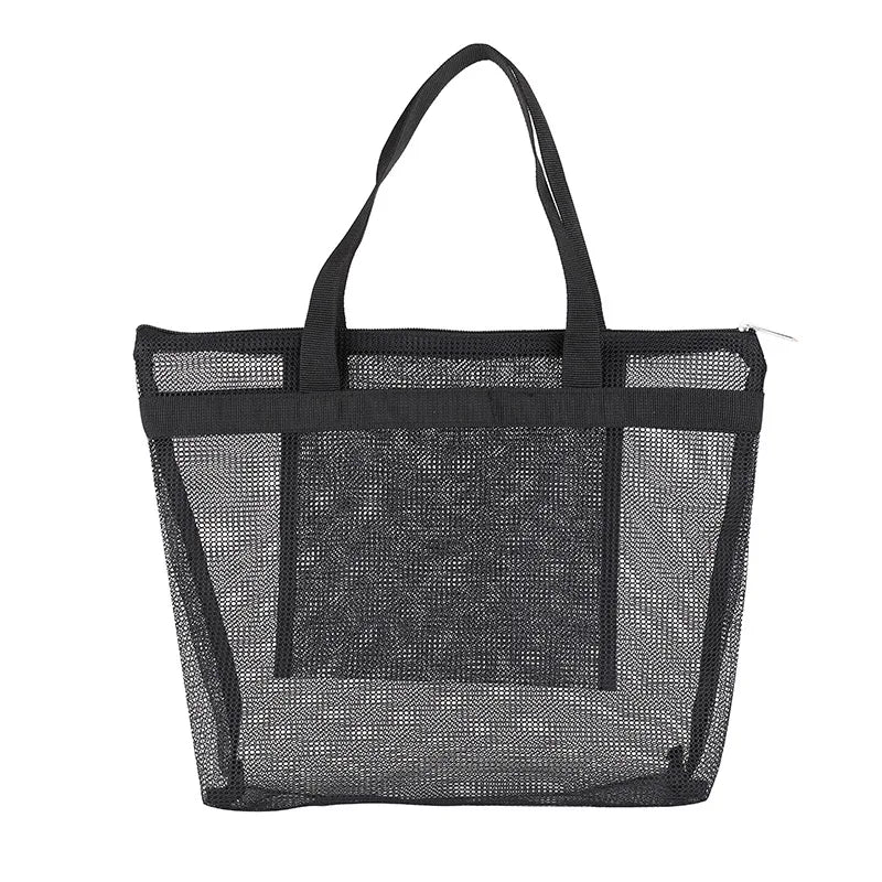 Travel Wash Bag Mesh Breathable Portable Shopping Tote Bag