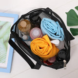 Travel Wash Bag Mesh Breathable Portable Shopping Tote Bag