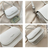 Solid Wild Flap Crossbody Bag Lady Shoulder Bag