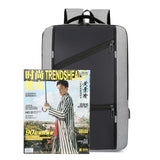 USB Charging Men's Backpack Waterproof Business Laptop Rucksack