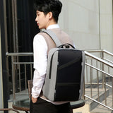 USB Charging Men's Backpack Waterproof Business Laptop Rucksack