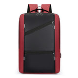 USB Charging Men's Backpack Waterproof Business Laptop Rucksack