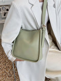 Women's Pu Leather Shoulder Crossbody Handbag Large Capacity Tote
