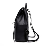 Trendy Solid Nylon Women's Backpack - Large Capacity School Bag