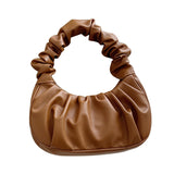 Pleated Cloud Bag Handbag for Graduation