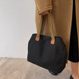 Canvas Shoulder Bag Women Large Capacity Tote Environmental Grocery Shopping