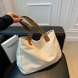 Canvas Shoulder Bag Women Large Capacity Tote Environmental Grocery Shopping