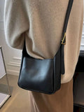 Vintage Pu Leather Bucket Handbag Totes for Women