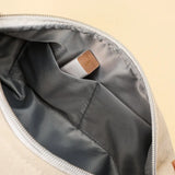 Waterproof Canvas Makeup Pouch Cosmetic Bag Women Makeup Organizer Toiletry Bag