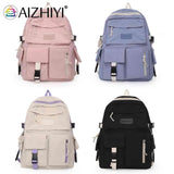 Women Backpack Contrast Backpacks Travel Rucksack Bag for Student Girl