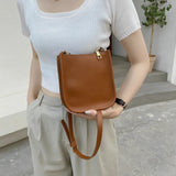 Small Crossbody Bag Women PU Leather Shoulder Handbag