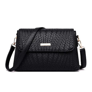 Women Flap Messenger Bag PU Leather Crossbody Lady Shoulder Casual Purse