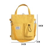 Japanese Literary Bear Canvas Bag Handbag