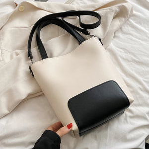 Retro PU Leather Shoulder Bag