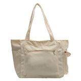 Women Shoulder Bag Canvas Ladies Handbags Zipper Travel Work Daily Life