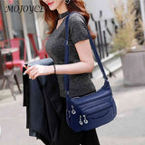 Women Tote Handbag Soft Leather Messenger Satchel