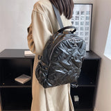 Solid Female Bagpack Travel Rucksack Large Capacity Ladies Backpacks