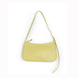 Zipper PU Underarm bags Women's Soft-Faced Handbag