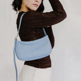 Zipper PU Underarm bags Women's Soft-Faced Handbag