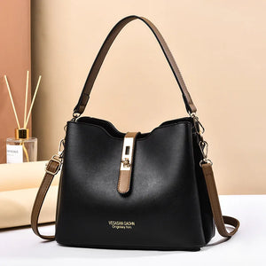 All-match Ladies Handbag Summer Shoulder Messenger Bucket Bag Women