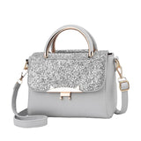 Sequin PU Crossbody Shoulder Bag Women