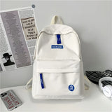 Versatile Campus Backpack Solid Color School Backpack