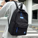 Versatile Campus Backpack Solid Color School Backpack