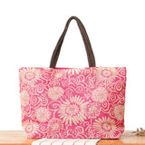 Large Capacity Beach Bag Straw Woven Holiday Bag