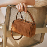 Suede Square Box Bag Flannel Casual Small Square Bag