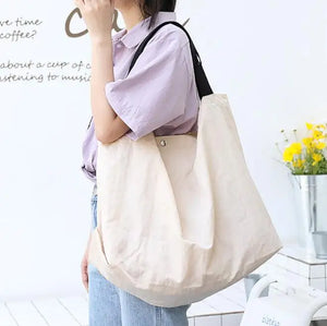 Leisure Art Canvas Travel Bag Waterproof Nylon Shoulder Bag