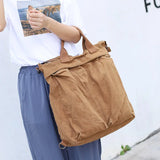 Retro Large-Capacity Canvas Handbag Shoulder Bag
