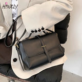 Women's Retro Messenger Bag One-Shoulder Square Bag