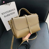 Women's Retro Messenger Bag One-Shoulder Square Bag
