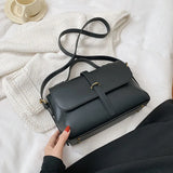 Women's Retro Messenger Bag One-Shoulder Square Bag