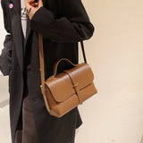 Women's Retro Messenger Bag One-Shoulder Square Bag