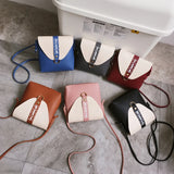 Women's PU Shoulder Bag Durable Large Capacity Messenger Bag