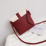 Women's PU Shoulder Bag Durable Large Capacity Messenger Bag