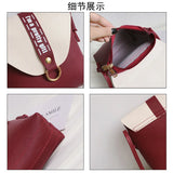 Women's PU Shoulder Bag Durable Large Capacity Messenger Bag