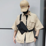 Small Nylon Crossbody Bag Lady Chain Messenger Handbag for Women