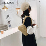 Plush Soft Crossbody Bag Lady Chain Travel Small Handbag