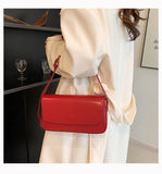 Solid Shoulder Crossbody Bag Women's Handbag Travel Underarm Bags