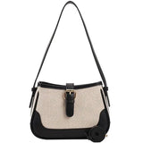 Canvas Shoulder Bag Women Small Crossbody Travel Armpit Bag