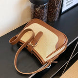 Canvas Shoulder Bag Women Small Crossbody Travel Armpit Bag