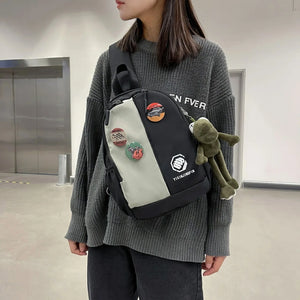 Small Women's Backpack Waterproof Nylon Casual Bag