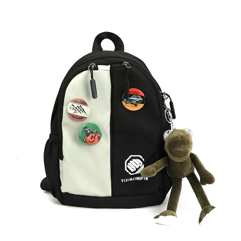 Small Women's Backpack Waterproof Nylon Casual Bag