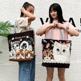 Ethnic Style Shoulder Bag Malay Thai Student Bag Canvas Embroidery