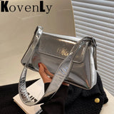 Vintage PU Leather Women Bag Single Shoulder Handbag Armpit Pack